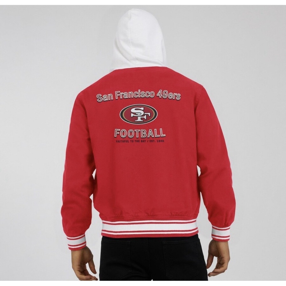 Darius Rucker Collection x Fanatics SF 49ers Full-Snap Hoodie Jacket – Size XL - Picture 11 of 11